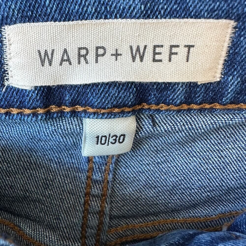 NWT Warp & Weft Bootcut High Rise Jeans 10/30 Midtone Premium Denim QVC Classic - Picture 5 of 9